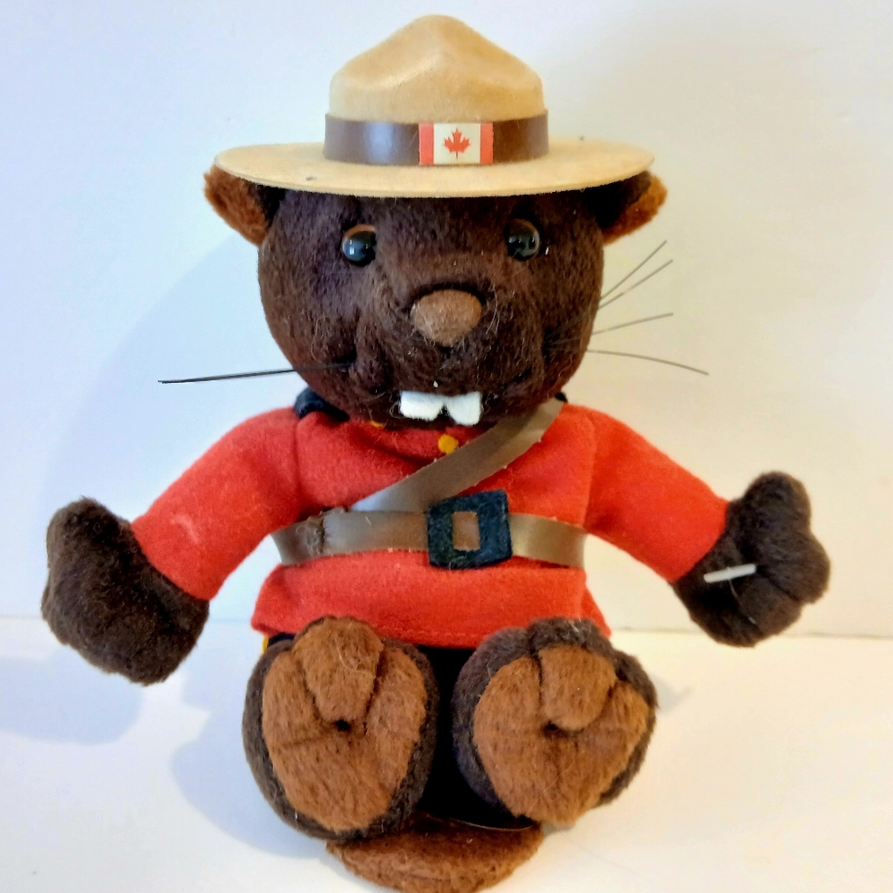 Collectible Mountie RCMP Beaver Plush Toy